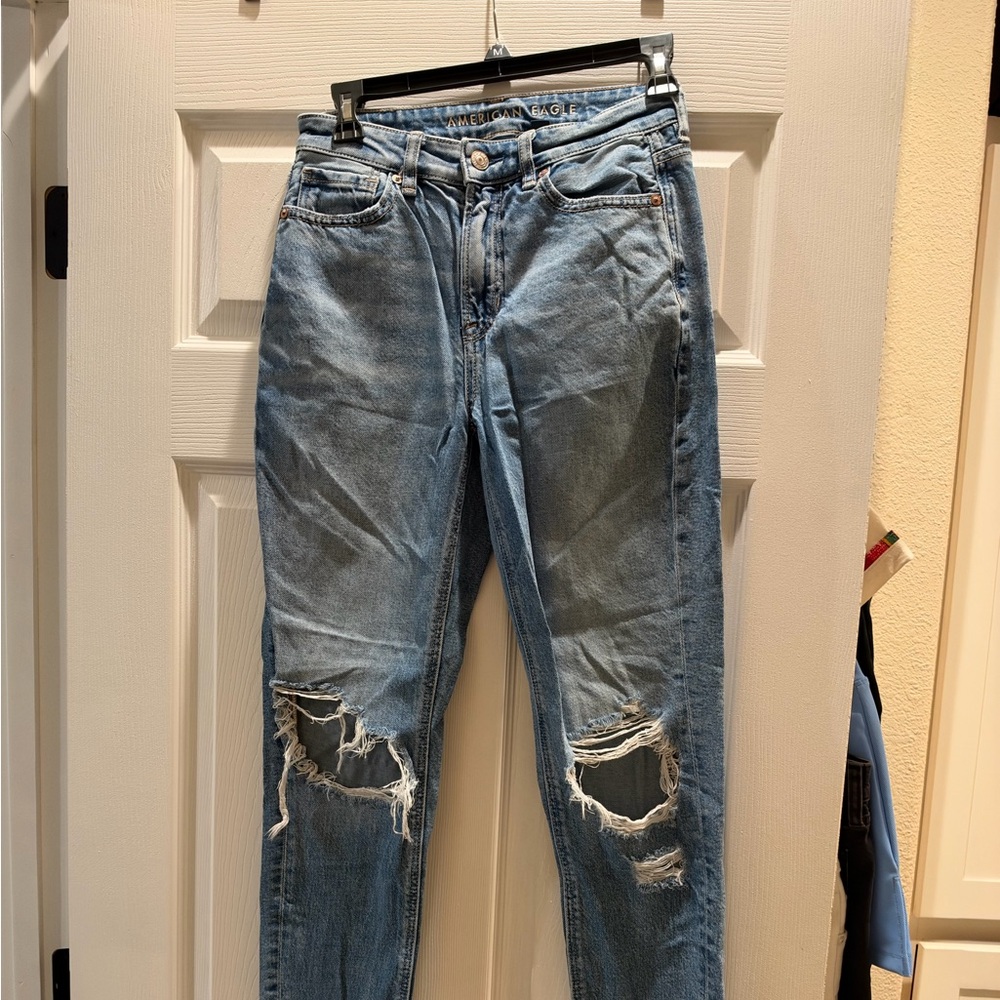 Light Blue Distressed women Jeans